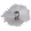 Vikan White Bottle Brush, 200mm x 12mm