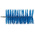 Vikan Blue Bottle Brush, 200mm x 90mm
