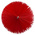 Vikan Red Bottle Brush, 200mm x 90mm