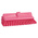 Vikan Medium Bristle Pink Scrubbing Brush, 41mm bristle length, PET bristle material