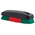 Vikan Hard Bristle Black Scrubbing Brush, 15mm bristle length, Polyester bristle material