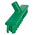 Vikan Hard Bristle Green Scrubbing Brush, 37mm bristle length, PET bristle material