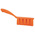 Vikan Soft Bristle Purple Hand Brush, 330mm bristle length, Polyester bristle material