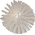 Vikan Medium Bristle White Scrubbing Brush, 33mm bristle length, Polyester, Polypropylene, Stainless Steel bristle