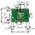 RE933-02ST, Double Sided Extender Board Multi Adapter Board FR4 20 x 15.5 x 1.5mm