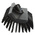 Vikan Medium Bristle Black Scrubbing Brush, 41mm bristle length, Polyester bristle material