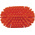 Vikan Hard Bristle Orange Scrubbing Brush, 40mm bristle length, Polyester bristle material