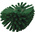 Vikan Hard Bristle Green Scrubbing Brush, 40mm bristle length, Polyester bristle material