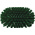Vikan Hard Bristle Green Scrubbing Brush, 40mm bristle length, Polyester bristle material