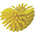 Vikan Hard Bristle Yellow Scrubbing Brush, 40mm bristle length, Polyester bristle material