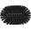 Vikan Hard Bristle Black Scrubbing Brush, 40mm bristle length, Polyester bristle material