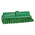 Vikan Medium Bristle Green Scrubbing Brush, 41mm bristle length, Polyester bristle material