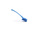 Vikan Hard Bristle Blue Scrubbing Brush, 36mm bristle length, Polyester bristle material