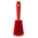 Vikan Hard Bristle Red Scrubbing Brush, 36mm bristle length, Polyester bristle material
