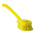 Vikan Hard Bristle Yellow Scrubbing Brush, 36mm bristle length, Polyester bristle material