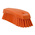 Vikan Hard Bristle Orange Scrubbing Brush, 36mm bristle length, Polyester bristle material