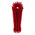 Vikan Hard Bristle Red Scrubbing Brush, 36mm bristle length, Polyester bristle material
