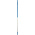 Vikan Blue Anodised Aluminium, Polypropylene Broom Handle, 1.51m, for use with Vikran Brooms, Vikran Squeegees