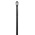 Vikan Black Broom Handle, 1.31m, for use with Vikran Brooms, Vikran Squeegees