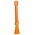 Vikan Soft Bristle Orange Scrubbing Brush, 57mm bristle length, Polyester bristle material
