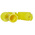Vikan Medium Bristle Yellow Scrubbing Brush, 25mm bristle length, Polyester bristle material