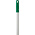 Vikan Green Anodised Aluminium, Polypropylene Mop Handle, 1.26m