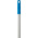 Vikan Blue Anodised Aluminium, Polypropylene Mop Handle, 1.26m