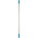 Vikan Blue Anodised Aluminium, Polypropylene Mop Handle, 1.26m