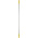 Vikan Yellow Anodised Aluminium, Polypropylene Mop Handle, 1.26m