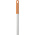 Vikan Orange Anodised Aluminium, Polypropylene Mop Handle, 1.26m