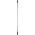 Vikan Blue Anodised Aluminium, Polypropylene Mop Handle, 1.46m
