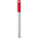 Vikan Red Anodised Aluminium, Polypropylene Mop Handle, 1.46m