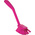 Vikan Medium Bristle Pink Scrubbing Brush, 23mm bristle length, PET bristle material