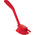 Vikan Medium Bristle Red Scrubbing Brush, 23mm bristle length, PET bristle material