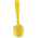 Vikan Medium Bristle Yellow Scrubbing Brush, 23mm bristle length, PET bristle material