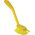 Vikan Medium Bristle Yellow Scrubbing Brush, 23mm bristle length, PET bristle material