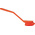 Vikan Medium Bristle Orange Scrubbing Brush, 23mm bristle length, PET bristle material
