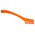 Vikan Extra Hard Bristle Orange Scrubbing Brush, 15mm bristle length, PET bristle material