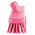 Vikan Hard Bristle Pink Scrubbing Brush, 46mm bristle length, PET bristle material