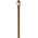 Vikan Brown Glass Reinforced, Polypropylene Mop Handle, 1.5m
