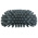 Vikan Hard Bristle Grey Scrubbing Brush, 40mm bristle length, PET bristle material