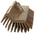 Vikan Medium Bristle Brown Scrubbing Brush, 41mm bristle length, PET bristle material