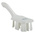 Vikan Hard Bristle White Scrubbing Brush, 37mm bristle length, PET bristle material