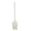 Vikan Hard Bristle White Scrubbing Brush, 37mm bristle length, PET bristle material