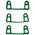 Vikan 10022 Mop Holder, Green
