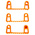 Vikan 10027 Mop Holder, Orange