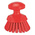 Vikan Hard Bristle White Hand Brush, 110mm bristle length, Polyester, Polypropylene, Stainless Steel bristle material
