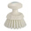 Vikan Hard Bristle Yellow Hand Brush, 110mm bristle length, Polyester, Polypropylene, Stainless Steel bristle material