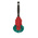 Vikan Soft Bristle Black, Red Hand Brush, 40mm bristle length, Polyester bristle material