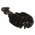 Vikan Hard Bristle Black Toilet Brush, Polyester, Polypropylene, Stainless Steel bristle material